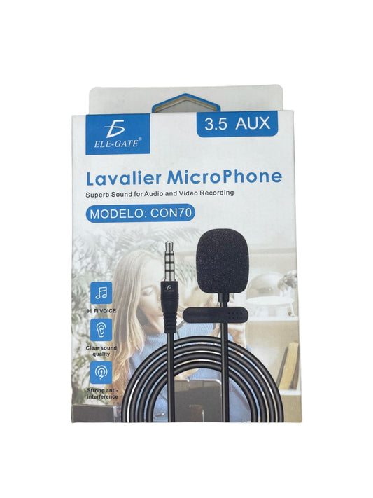 MICROFONO AUXILIAR LAVALIER CON70